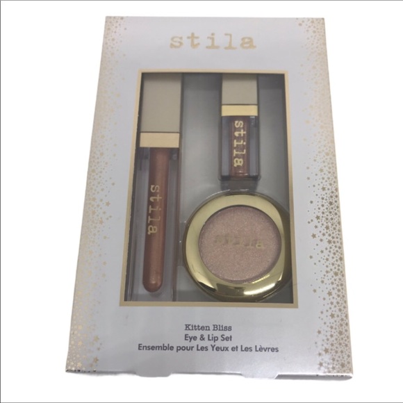 STILA KITTEN BLISS EYE & LIP 3 pc BOX SET new holiday gift stocking stuffer - Picture 7 of 7